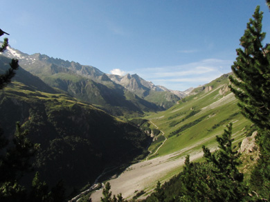 Le vallon des Prioux