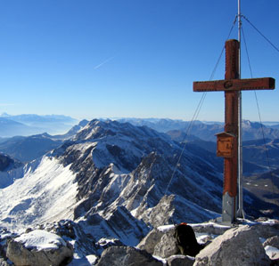 Vu sur la chaine des Aravis(sud) depuis le sommet