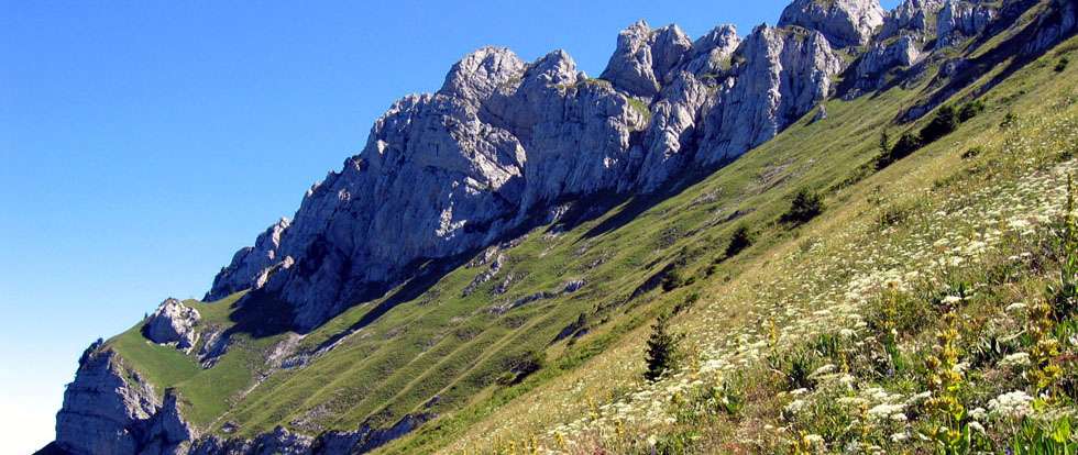 La dent d'Arclusaz (face ouest)