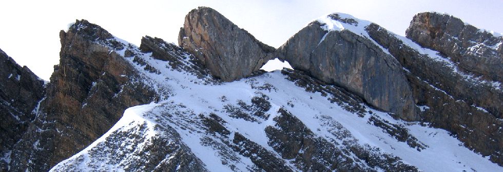 Le trou de la mouche (face nord-est)